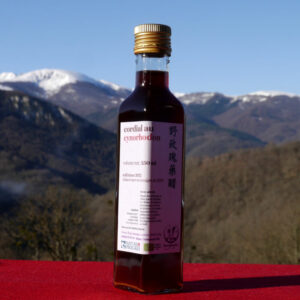 Cordial au cynorhodon de Tampopo en bouteille de 250 ml, mention Nature & Progrès
