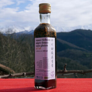 Sauce Sichuan aigre-douce sans gluten à l'ail Nature & Progrès de Tampopo, 250 ml