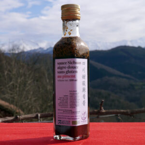 Sauce Sichuan aigre-douce sans gluten au piment Nature & Progrès de Tampopo, 250 ml
