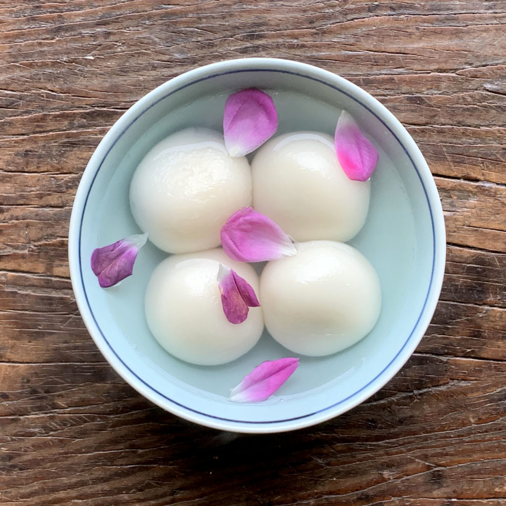 Suggestion de présentation par Tampopo pour servir les tang yuan