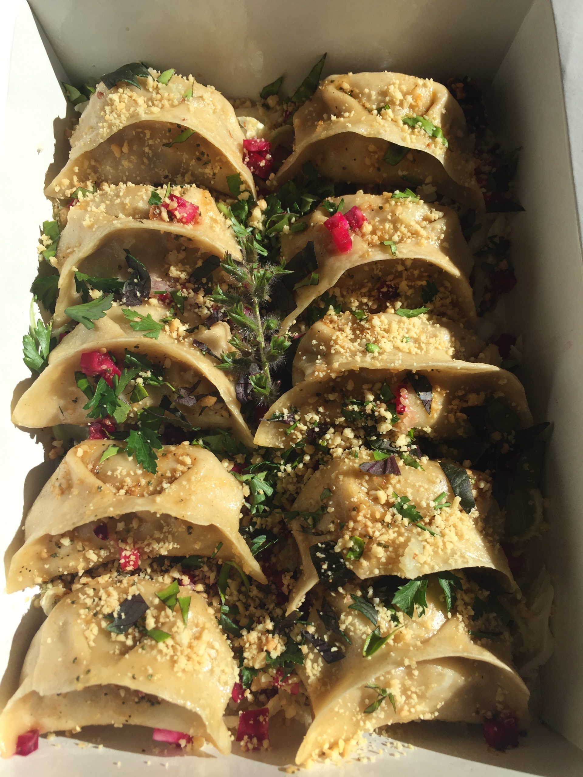Les raviolis vendus au marché